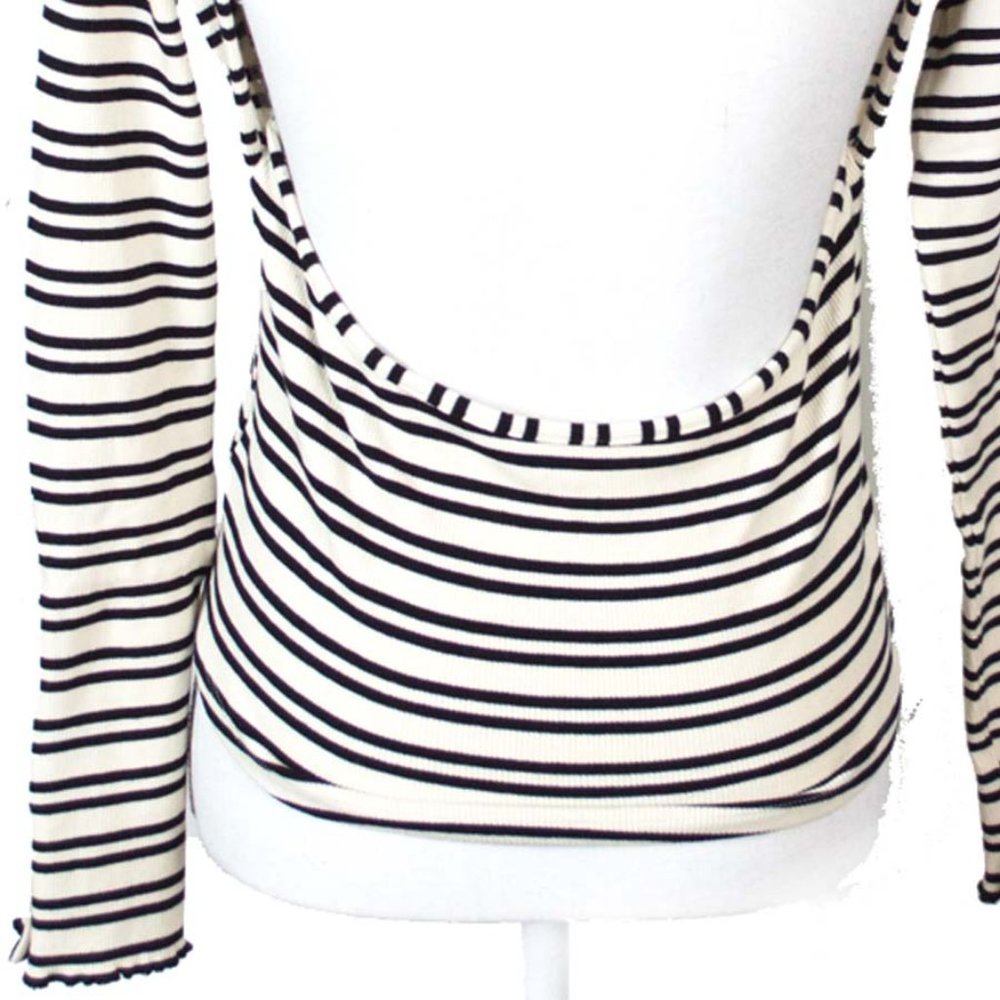 Free People Black Sunday Afternoon Top M - Picture 6 of 10